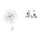 thumbnail image 1 of Reloj De Pared Acrílico Con Grandes Números Arábigos Y Esculturas De Familia De Elefantes. Adorno único, Ligero Y Silencioso Para Cocina, Estudio, Sala De Estar, Dormitorio, Decoración De, 1 of 8