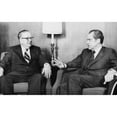 thumbnail image 2 of Nixon Presidency. President Of The Teamsters Union Frank Fitzsimmons Meeting With Us President Richard Nixon History (, 2 of 2