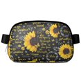 thumbnail image 1 of Sac Banane Graphique Tournesol Rétro - Sac de Taille Réglable Imperméable avec Design Floral Vintage, Léger pour Course et Randonnée, 1 of 4