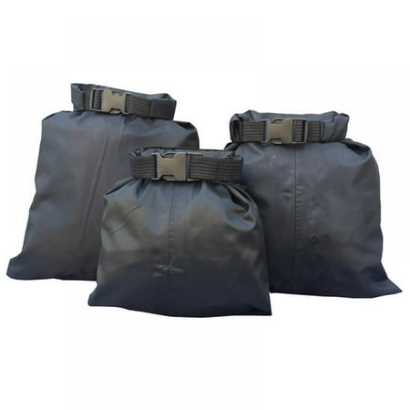 3PCS Outdoor Travel Drifting Snorkeling Waterproof Dry Foldable Bag Camera Mobile Phone Cosmetics Pouch