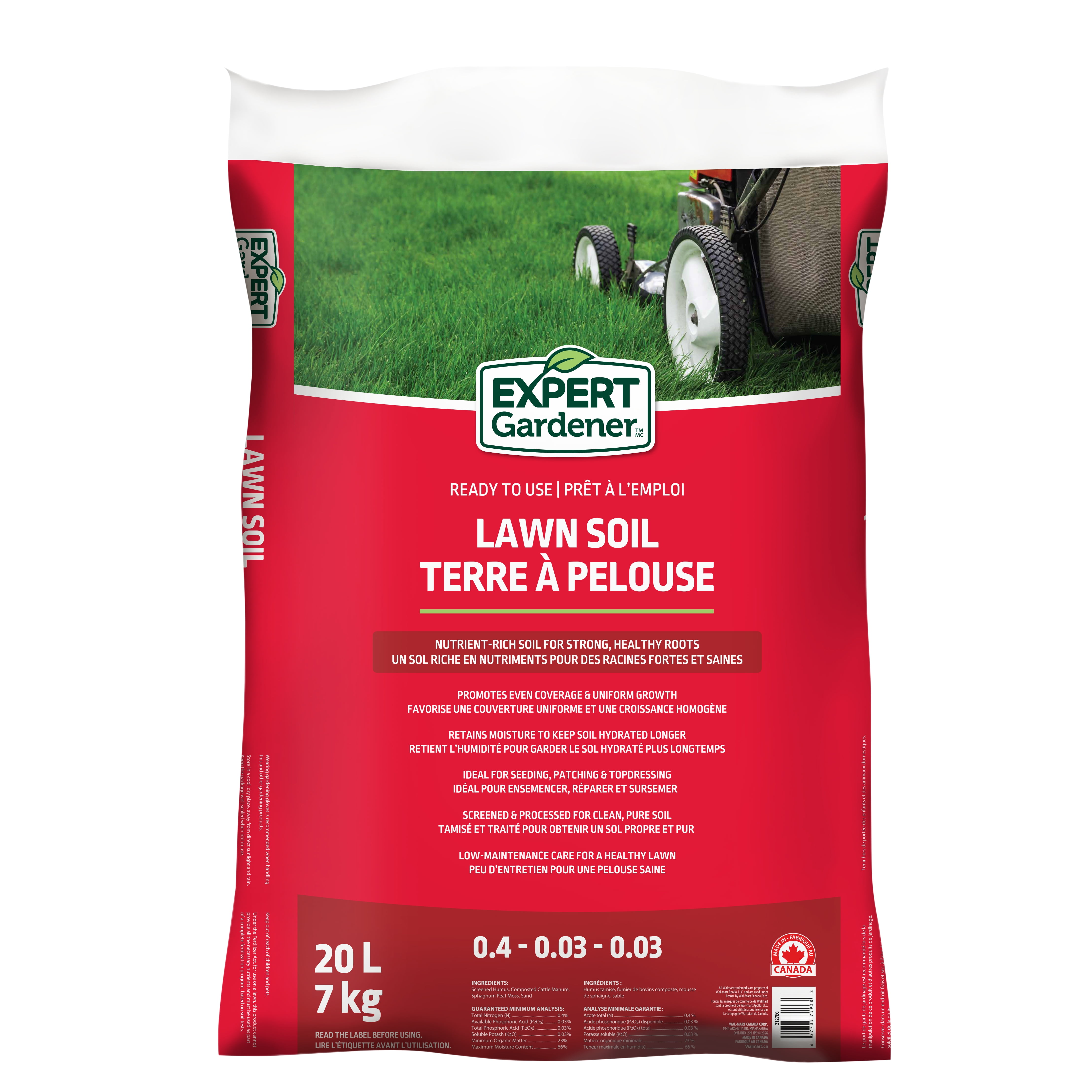 Expert Gardener Lawn Mix Soil-20L