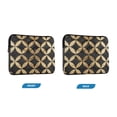 thumbnail image 7 of FORMRS 13"-13.3" Laptop Sleeve Protective Case Soft Carrying Quilted Computer Bag Cover, Black Geometric, 7 of 7