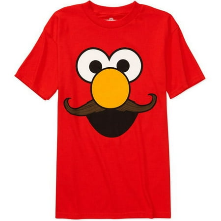 Sesame Street - Big Men's Elmo Big Face Tee