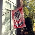 thumbnail image 7 of Keeshond My Valentine House Flag, 7 of 7