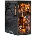 thumbnail image 2 of Halloween Dark Family DIY 3D Wooden Book Kit with LED Lights for Adults - Miniature Puzzle Booknook Bookshelf Insert, 2 of 6