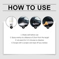 thumbnail image 6 of Easy-Use Glue & Tape Residue Cleaner, Powerful Sticker Remover Spray with Scraper, Multi Purpose Fast-Acting Adhesive Remover, Easy to Use, For Car Wall Floor Wood Window, 6 of 6