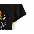thumbnail image 4 of Beezizac Trendy Tie Dye Astronaut Doggy Pajamas for Girls 2-Piece Black Soft Tee & Shorts PJ Jammies Set Size 8, 4 of 7
