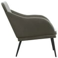 thumbnail image 2 of vidaXL Bench Dark Grey 110x76x80 cm Velvet, 2 of 5
