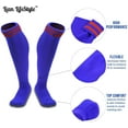 thumbnail image 3 of Lian LifeStyle Boy and Girl 2 Pairs Exceptional Knee High Sports Socks XL002 Size XS/S, 3 of 5
