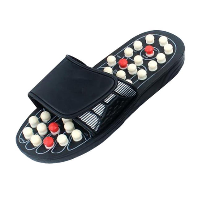 Zapatilla de masaje de pies Qarigey acupuntura acupresión Negro 39