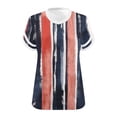 thumbnail image 6 of Otvok Ladies Shirts Women's Plus Size Tops V Neck Short Sleeve T-Shirts Summer Tees Casual Loose Fit Tunic Tops, 6 of 6