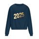 thumbnail image 3 of Sudadera sin capucha para hombre, sudadera con estampado del año 2025, jersey de cuello redondo, manga larga, para ejercicio, sin sombrero, abrigo, sudadera con capucha, blusa de poliéster para hombre, 3 of 4