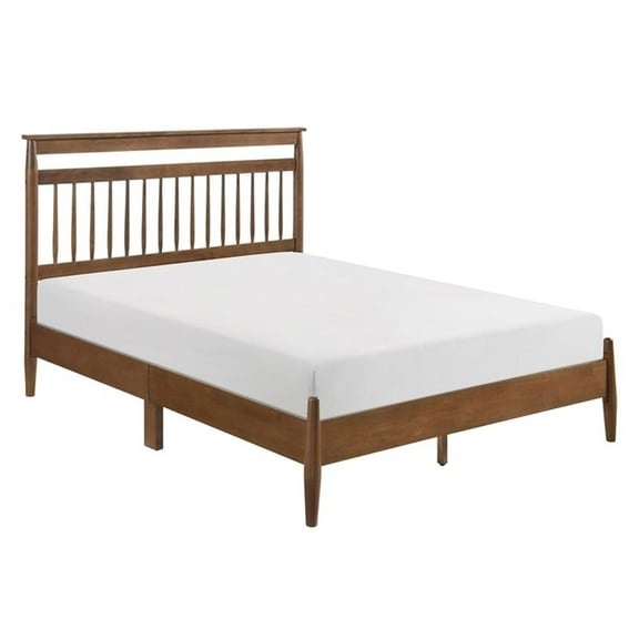 Lexicon Arlo Wood Eastern King Platform Bed in Chestnut