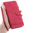 thumbnail image 2 of Funda Tipo Billetera para Samsung Galaxy A37 5G Carcasa Abatible con Porta Tarjetas, Bolsillo para Efectivo, Soporte Ajustable, Cierre Magnético y Correa de Muñeca Rojo, 2 of 6