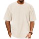 thumbnail image 1 of Camiseta Adorejoy Oversize Vintage Lavada para Hombre - Beige, 1 of 9