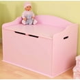 thumbnail image 1 of KidKraft Austin Pink Wood Toy Box Chest & Bench, 1 of 2