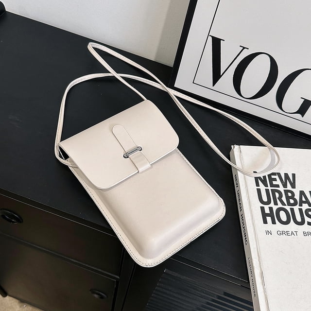 Bolso bandolera portátil para mujer cruzado minide moda para mujer (blanco)