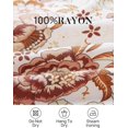 thumbnail image 4 of SURJDE Women’s Summer Wrap V Neck Bohemian Floral Print Ruffle Swing A Line Beach Mini Dress, 4 of 7