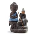 thumbnail image 3 of Small Buddha Cone Incense Burner Ceramic Backflow Incense Stick Holder, 3 of 5