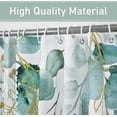 thumbnail image 5 of Sage Green Eucalyptus Shower Curtain Spring Watercolor Leaves Leaf Plant Bathroom Curtains Waterproof Fabric Bathtub Curtains Set with Hooks 72"x84", 5 of 6
