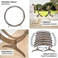 thumbnail image 4 of Efavormart 8ft Natural Brown Wood DIY Round Wedding Arch Backdrop Stand, Rustic Photo Backdrop Stand, 4 of 10