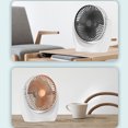 thumbnail image 2 of ABS Desktop Fan Electric Brushless Outside Coolers Motor Quiet Running Adjustable Rotatable Button Control Office Outdoor Fans Battery Black, 2 of 9