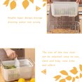 thumbnail image 3 of Cesta de drenaje de 2 capas estilo japonés, refrigerador de cocina, caja de almacenamiento de verduras con filtro, 3 of 7