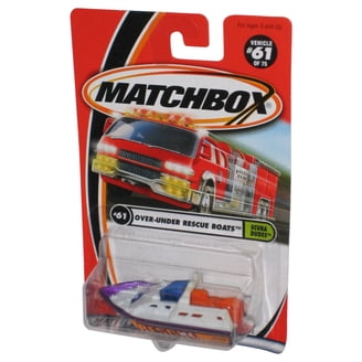 Matchbox Hitch & Haul Deep Sea Diver Shark Attack Rescue Playset – 7-Piece Toy Set With Truck & Trailer
