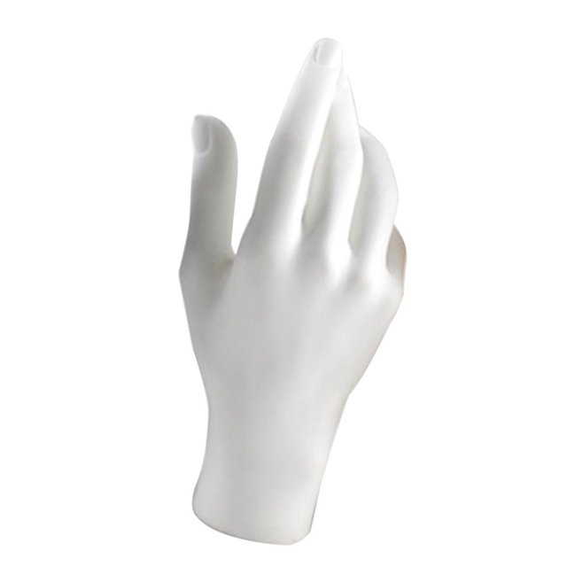 Mannequin de Main pour Femme Mannequin de Présentation de Propriété Théâtrale Blanc Blanc R