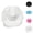 White, variant on Girls Rhinestone Cowboy Hat With Feather Trim - Sparkling Western Style Party Hats For Kids 4-10 Years, Pink Cowgirl Hat For Carnival Beach Festival & Birthday