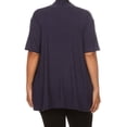 thumbnail image 4 of Women's Plus Size Solid Open Front Vest Cardigan, 4 of 4