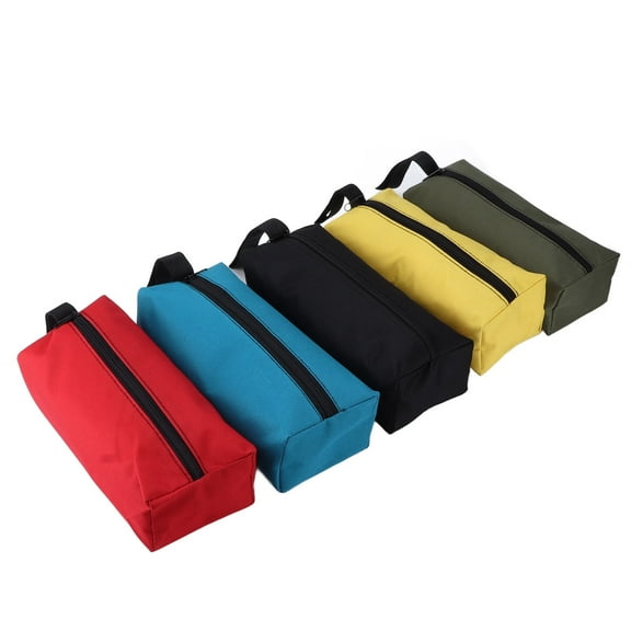 Small Tool Storage Bags,Tool Storage Bags With ,5pcs Zippered Tool Pouch Bag Multifunctional Small Tool Storage Bag With Hanging Loop For Men Women