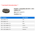 thumbnail image 2 of Flywheel - Compatible with 2010 - 2012 Cadillac CTS 2011, 2 of 2