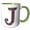 Green/White, variant on 3drose, Pretty Image of Ruby Jeweled Monogram Letter J, 15oz Two-tone Red Mug