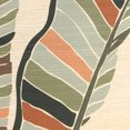thumbnail image 4 of Jordan Manufacturing 24" x 24" Multicolor Palm Leaves Square Reversible Decorative Throw Pillow with Welt, 4 of 7