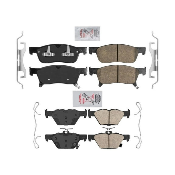 AmeriPro Premium Front Rear Ceramic Brake Pads Fits 2019-2021 Subaru Ascent