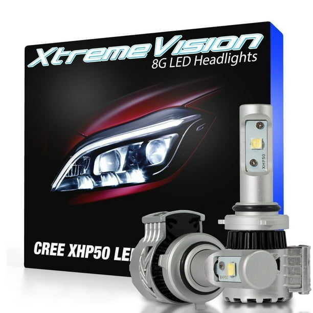 XtremeVision 8G 72W 12,000LM - 9006 LED Headlight Kit - XHP50 CREE LED - 2016 Model - Walmart.com