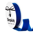thumbnail image 5 of Offray classiq blue velvet 0.875in x 12ft for crafts and gifting, 5 of 7