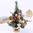 thumbnail image 3 of 30cm Christmas tree Christmas tree desktop decoration home table, red, 3 of 5
