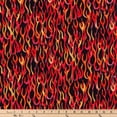 thumbnail image 2 of Flames Calico Cotton Fabric, 2 of 2