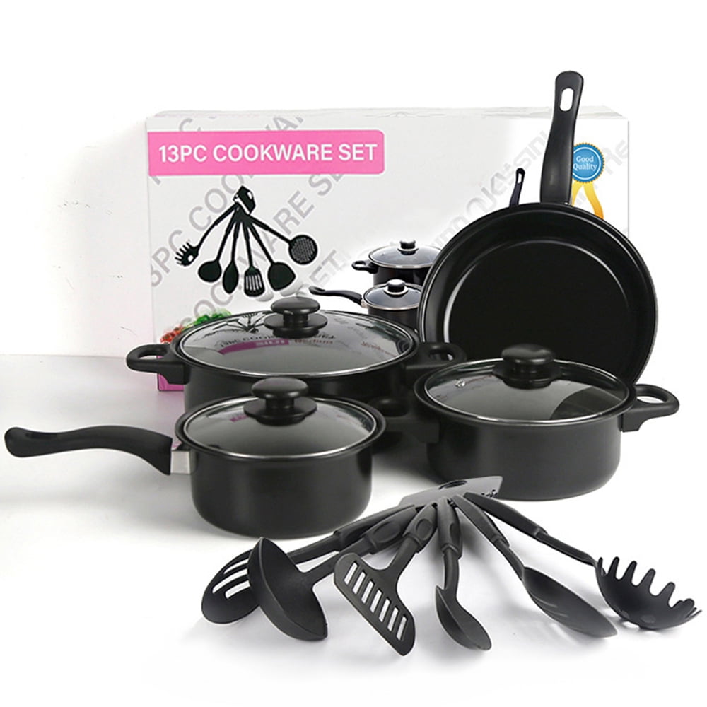 ametoys Non-Stick Pots And Pans Set 13-Piece Kitchen Set Kitchen Cookware  Gifts for Friends and Family