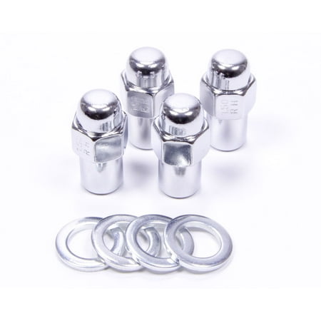 Gorilla 1/2-20 in Thread Extended Mag Chrome Lugnut 4 pc P/N (Best Ak Extended Mag Release)