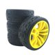 thumbnail image 1 of Neumáticos 1/10 RC de goma para coche, 66 mm de diámetro, 12 mm, hexagonales, juego de 4, 1 of 5