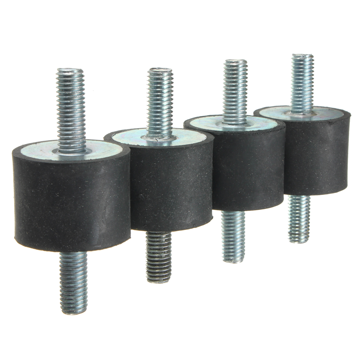 4pc M10 Male Anti Vibration Rubber Mounts Isolators Car Bobbins Boat
