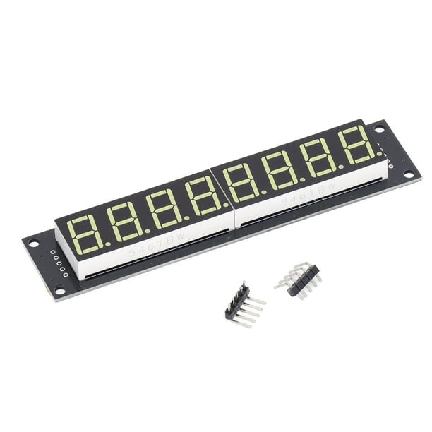 LED Segment Display Module, 8 Digit Tube 0.56in 3 Pin I O Clear Plate ...