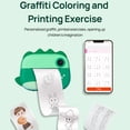 thumbnail image 4 of Kids Camera Instant Thermal Printer 2.4 Inch Screen Dual Camera Support Timer Shooting 1080P Video Recording Thermal Inkless Printing with 3 Rolls White Print Paper Toddler Learning Toy Birthday Gift, 4 of 9