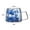 Blue, variant on Luoshdecor Double Wall Flower Mugs,Insulation Glass Dried Flower Double Layer Coffee Mug With Handle for Home Office