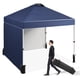 thumbnail image 1 of Garvee carpa plegable instantánea 10x10 con 2 paredes laterales y techo ventilado, impermeable y con sombra solar, incluye bolsa con ruedas para jardín, camping y eventos, 1 of 8
