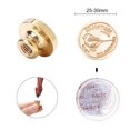thumbnail image 2 of DIY cabeza de sello sobre Metal decorativo cabeza de sello de arte para embalaje Scrapbooking, 2 of 7