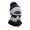 Black, variant on Unisex Fleece Lined Integrated Knit Balaclava Hat Windproof Pom Pom Winter Neck Face Cover Beanie Adjustable Thermal Hat Blue One Size